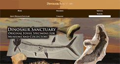 Desktop Screenshot of dinosaursanctuary.com